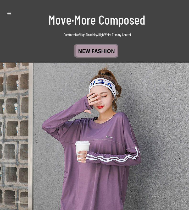 Women's High-End Quick-Dry Yoga and Running Suit - Spring & Autumn