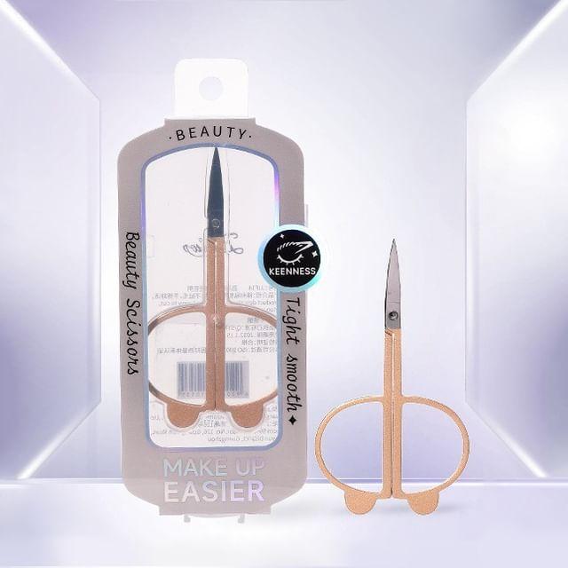 YOUSHA - Stainless Steel Makeup Scissors Gold