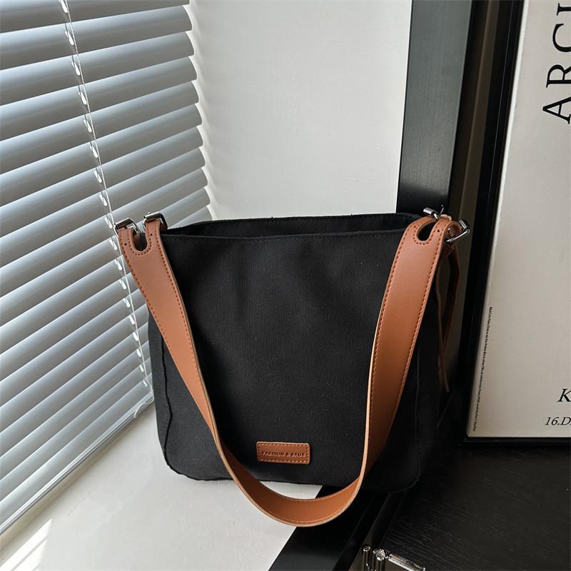 Versatile Chic Black And White Or Colorful Canvas Tote Backpack For Daily Use