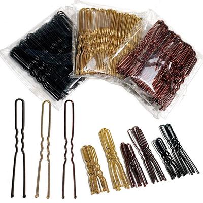 50Pcs Bobby Pin Metall Haar Clips 5/6/7cm Frisur Haarnadeln Haar Zubehör U Form Haarspange Frauen