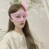 Cosplay Maske Nützliche Pailletten Half Face Dance Ball Strass Performance Party Supplies