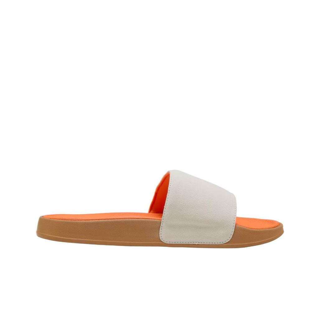 Puma Leadcat 2.0 Sandalias de Diapositiva Cómodas Moda Versátiles Casual Calzado Unisex Blanco Naranja 399041-05