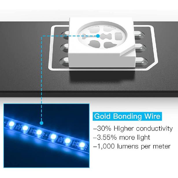 Kairiyard 8PCS Motorcycle Underglow LED Light Kit, App Control Multicolor Motorcycle LED Light Kit Music Sync RGB Strips Light Waterproof Compatible