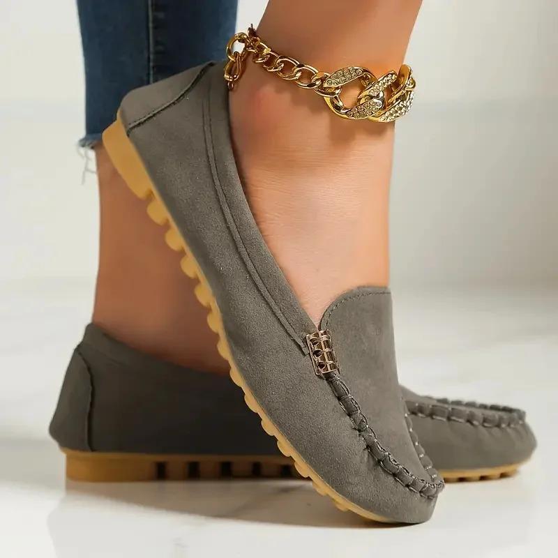 Women Casual Shoes 2025 New Spring and Autumn Flat Loafers Shoes Women Fashion Non-slip Soft Denim Flat Shoes Zapatos De Mujer