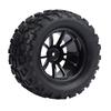 4pc Set 1:10 RC Wheel Tire Rubber Tires for Hsp Redcat Exceed Truck Off Road Car (10 Holes)