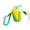 Handmade 1Pc Yarn Crochet Simulation Corn Keychain Plush Weaving Small Pendant Bag Hanging Decoration Knitted Simulation Corn