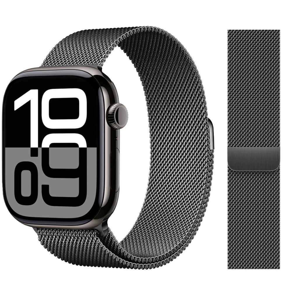 

Миланский браслет для Apple Watch 46 мм 44 мм 45 мм Ultra 2 49 мм 42 мм 41 мм браслет correa Apple series 10 9 8 7 SE 5 6 ремешок 42 44 45 49 S10-46mm