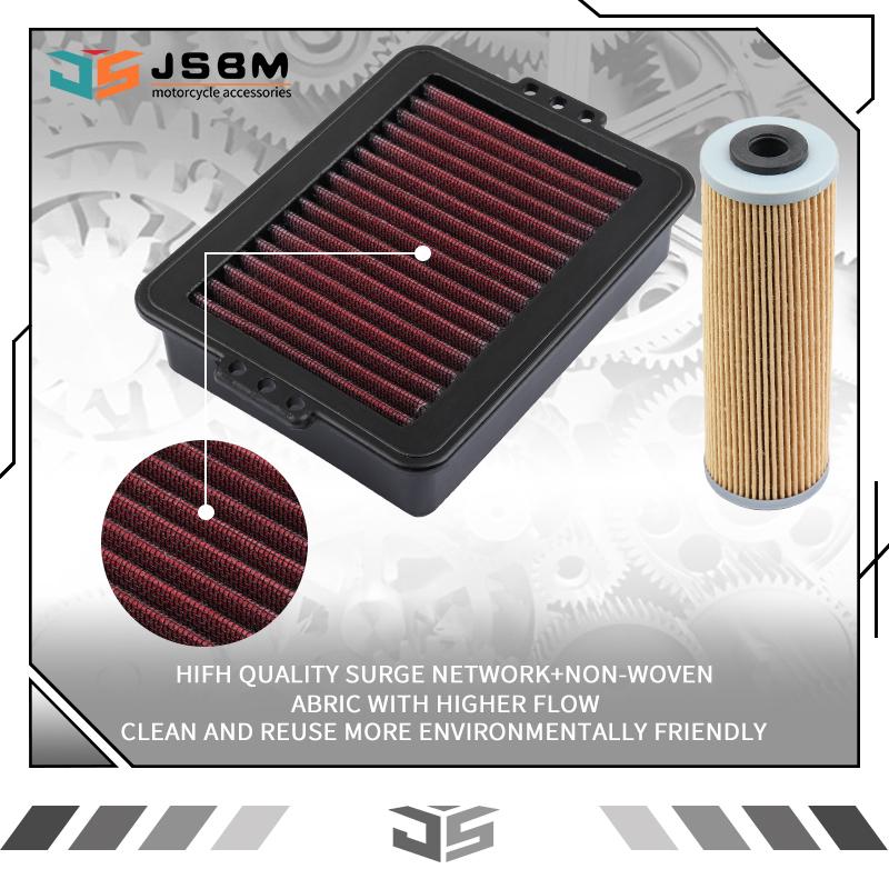 JSBM Motorcycle Accessories High Flow Air Filter Oil Filters For Kove  800X Colove ADV ZF800GY ZF800LS Engine Intake Cleaner