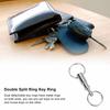 10 Pack Zinc Alloy Detachable Key Ring Silver Pull-Apart Key Chain Holder  Bags