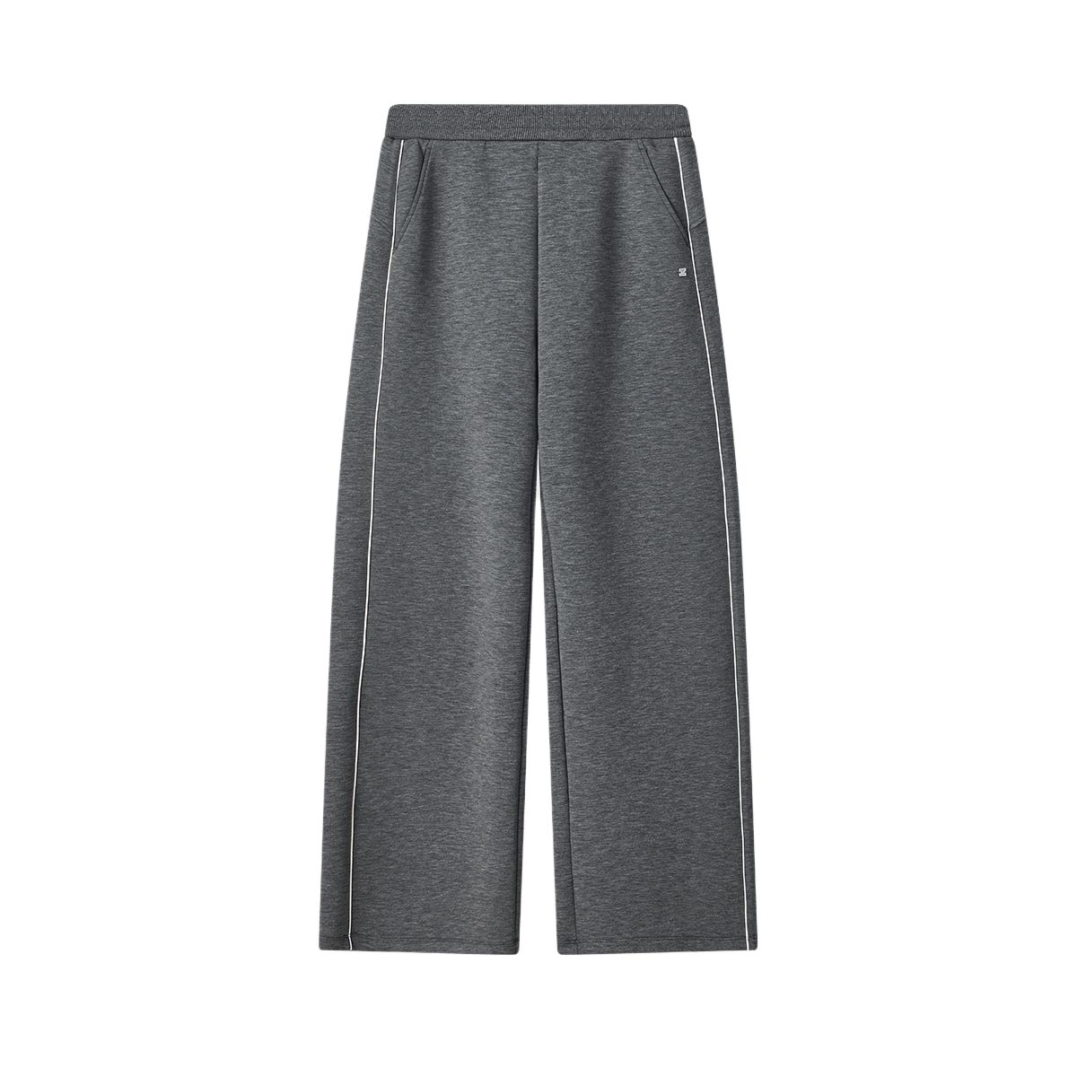 

FILA White FW25 Knitted Comfortable Solid Color Casual Pants Women bottoms F11W543610F-MG XL