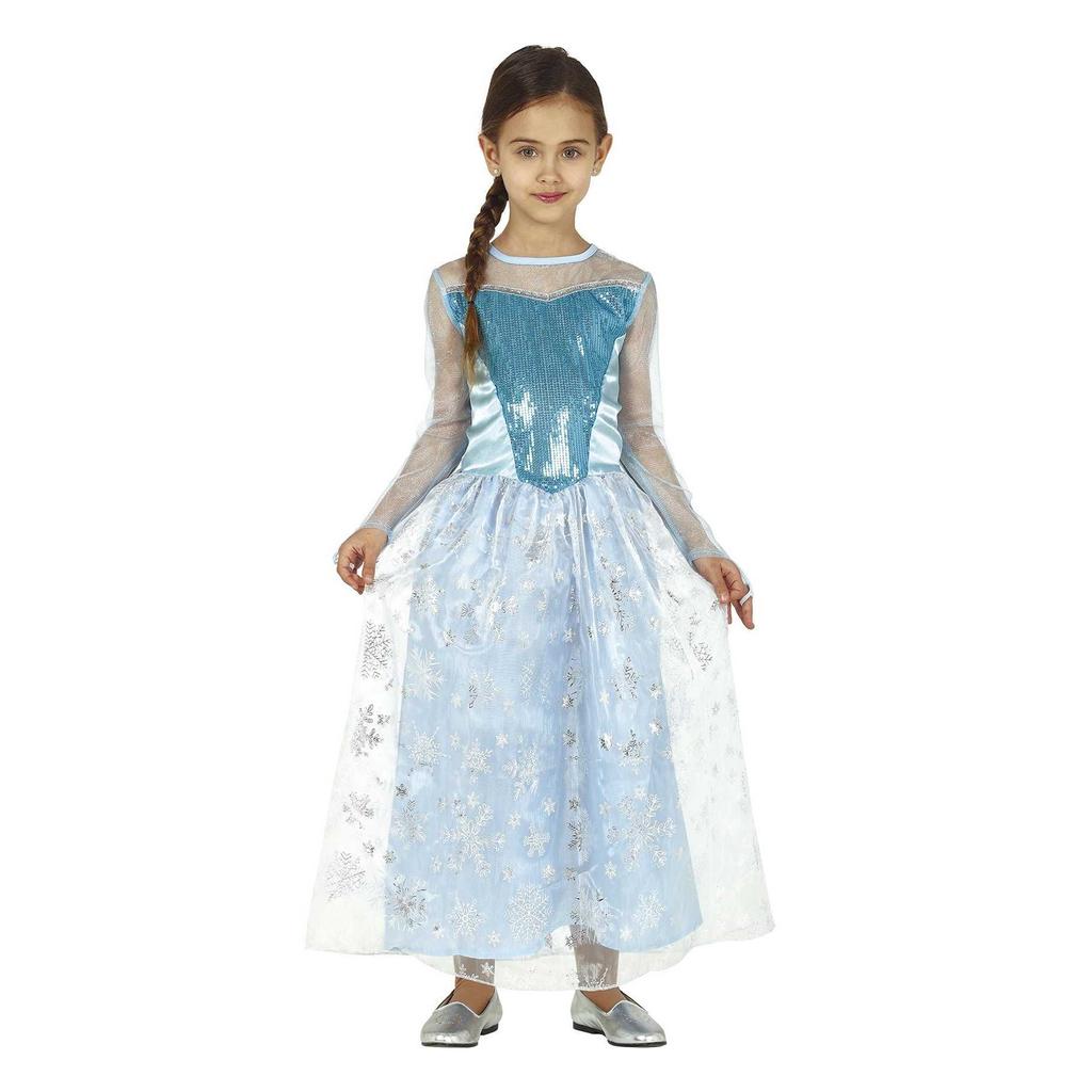 Fiestas Guirca Girls Snow Princess Costume Dress