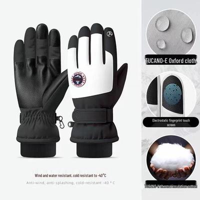 Waterproof Touchscreen Winter Cycling & Ski Gloves for Adults