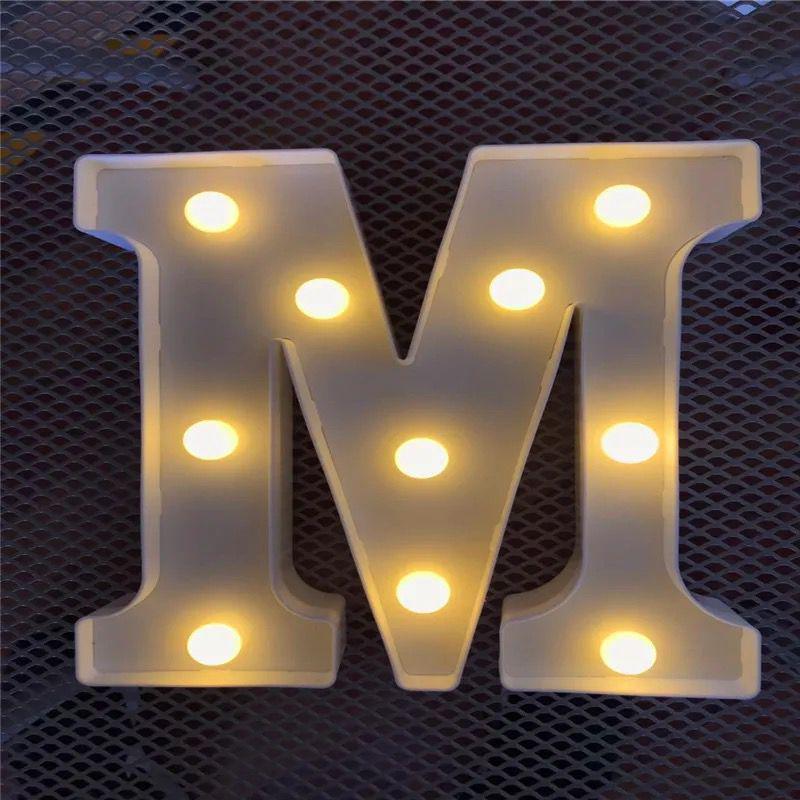 LED Love Letter & Number Lights for Valentine's Proposal Decor