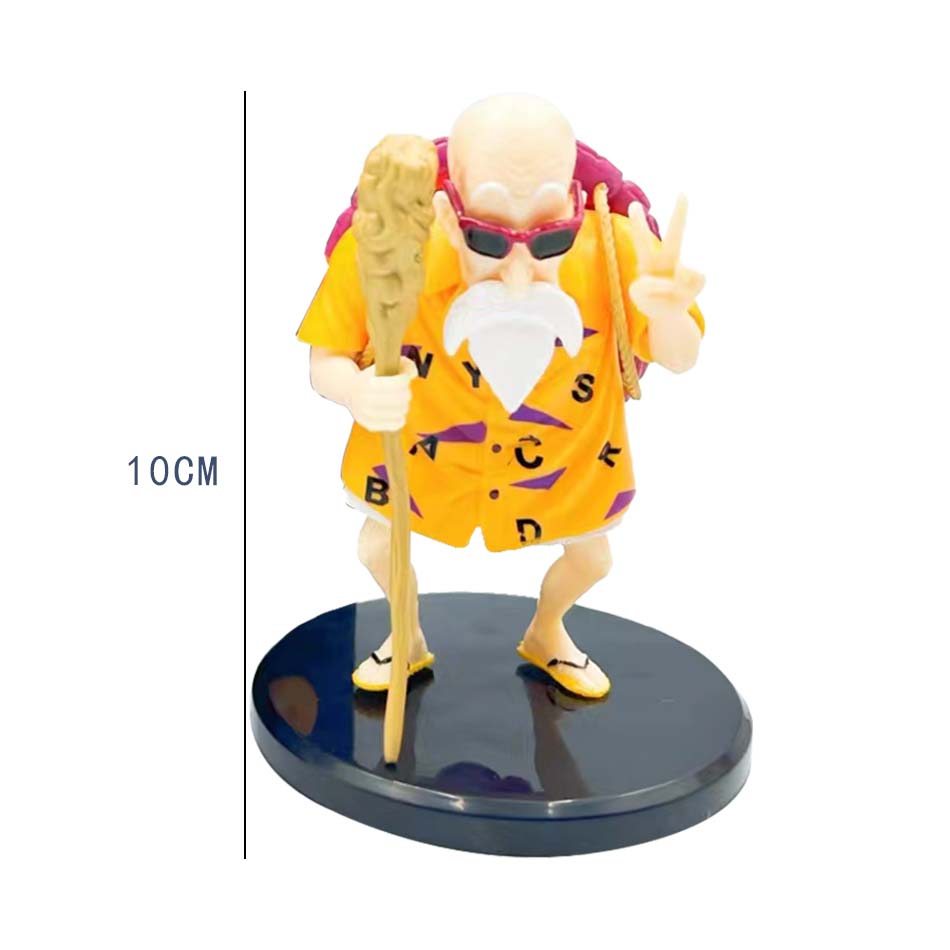 Dragon Ball Z Anime Figure Biye gesture lecherous Master Roshi Kame Sennin PVC Collection Decoration Action Figurine Toy Gift