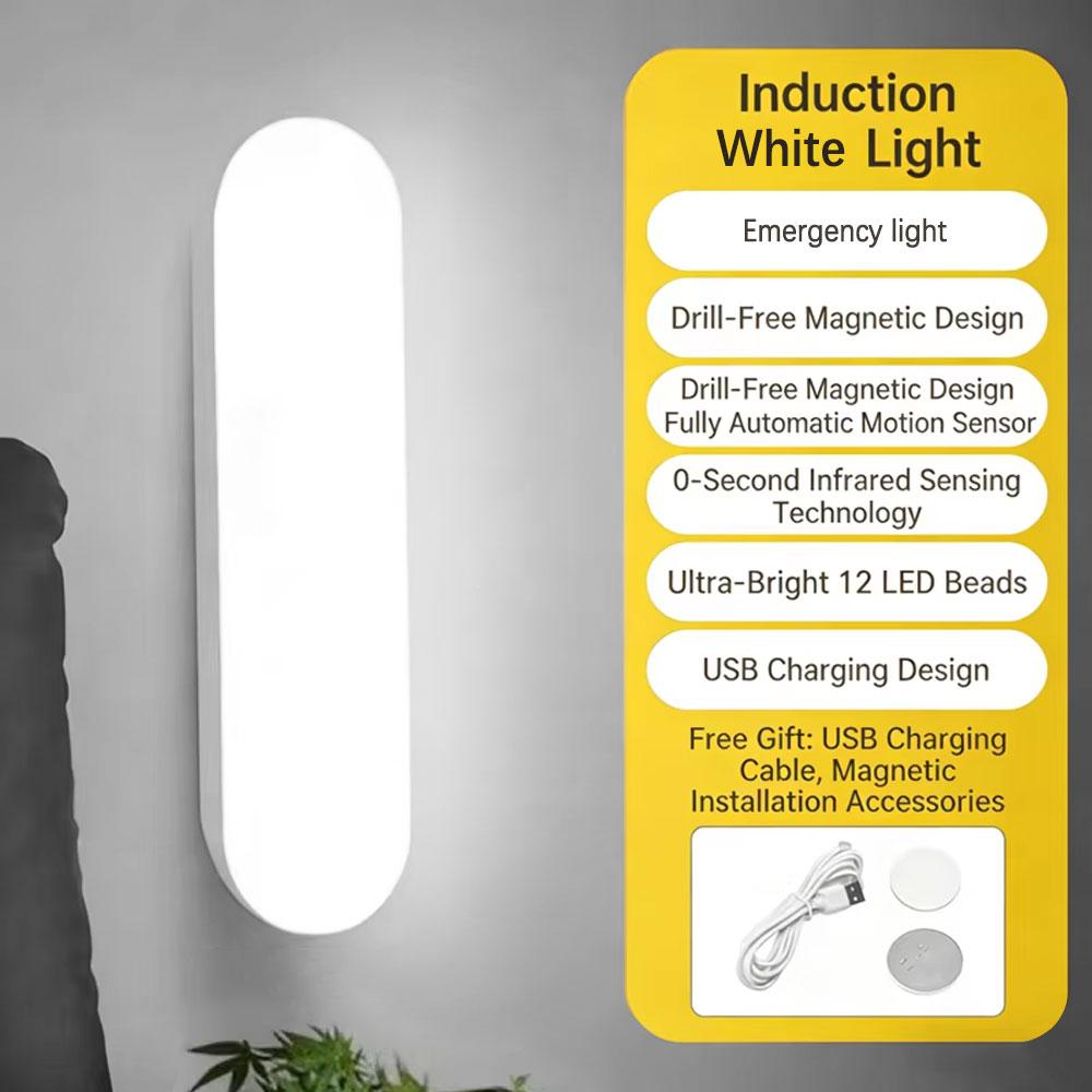 Xiaomi Night Lights Wireless LED Motion Sensor Lamp USB Rechargeable Magnetic For Kitchen Closet Wardrobe Stairs Lighting