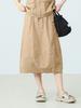 B:MING by BEAMS Water-Repellent Cocoon Skirt, Women's, Beige, Size M