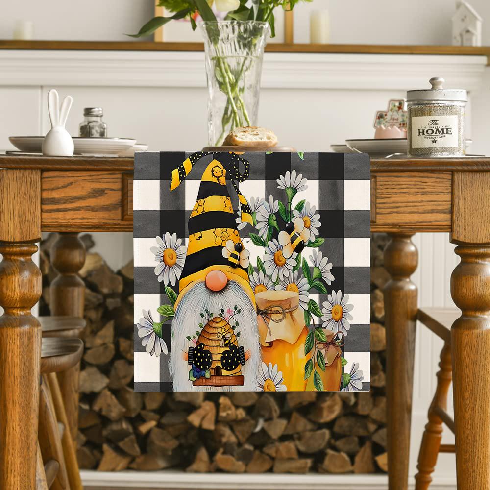 

Летняя скатерть с принтом, настольная дорожка, вечеринка, ужин, украшение, центральная полоса, скатерть 33x150cm