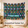 Custom Name Text Tapestry,Minecraft Boho Wall Hanging, Decorative Backdrop Tapestry For Room