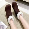 Women Two Wear Snow Thickened Women Winter 2025 New Lambswool Retro Booties Plus Velvet Cotton Shoes