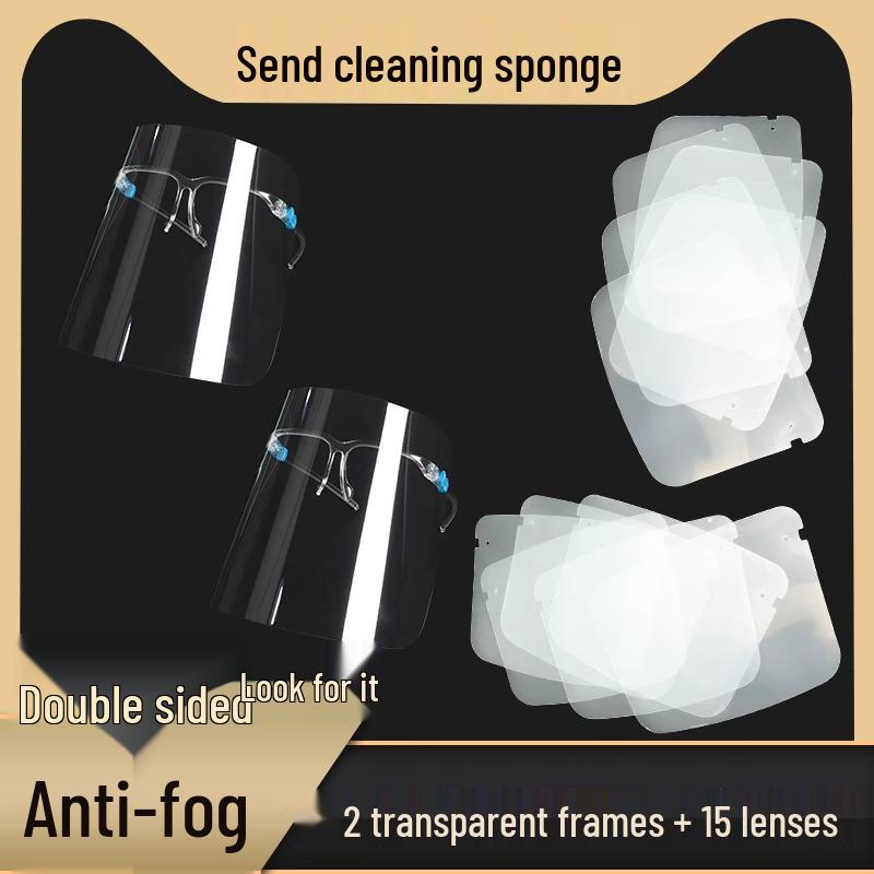 Damen Klarsicht-Gesichtsschild zum Kochen: Schutz vor Ölrauch und Spritzwasser