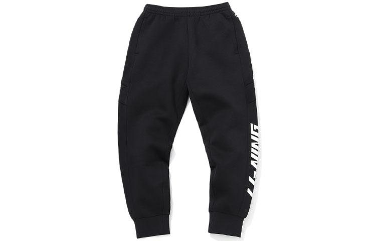 Li Ning Sports Fashion Collection Full Length Pants Men s Black AKLQ795-1 XXXXL