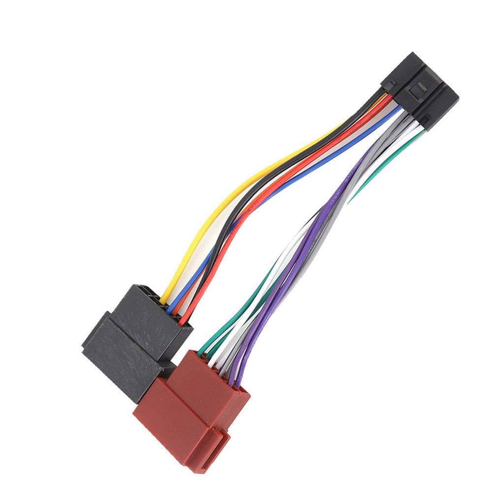 16 Pin ISO Bus Female Harness Connector Adapter Fits for Kenwood NC