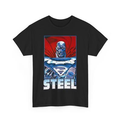 T-shirt in Acciaio - Famiglia di Superman - Regno dei Supermen - John Henry Irons - DC
