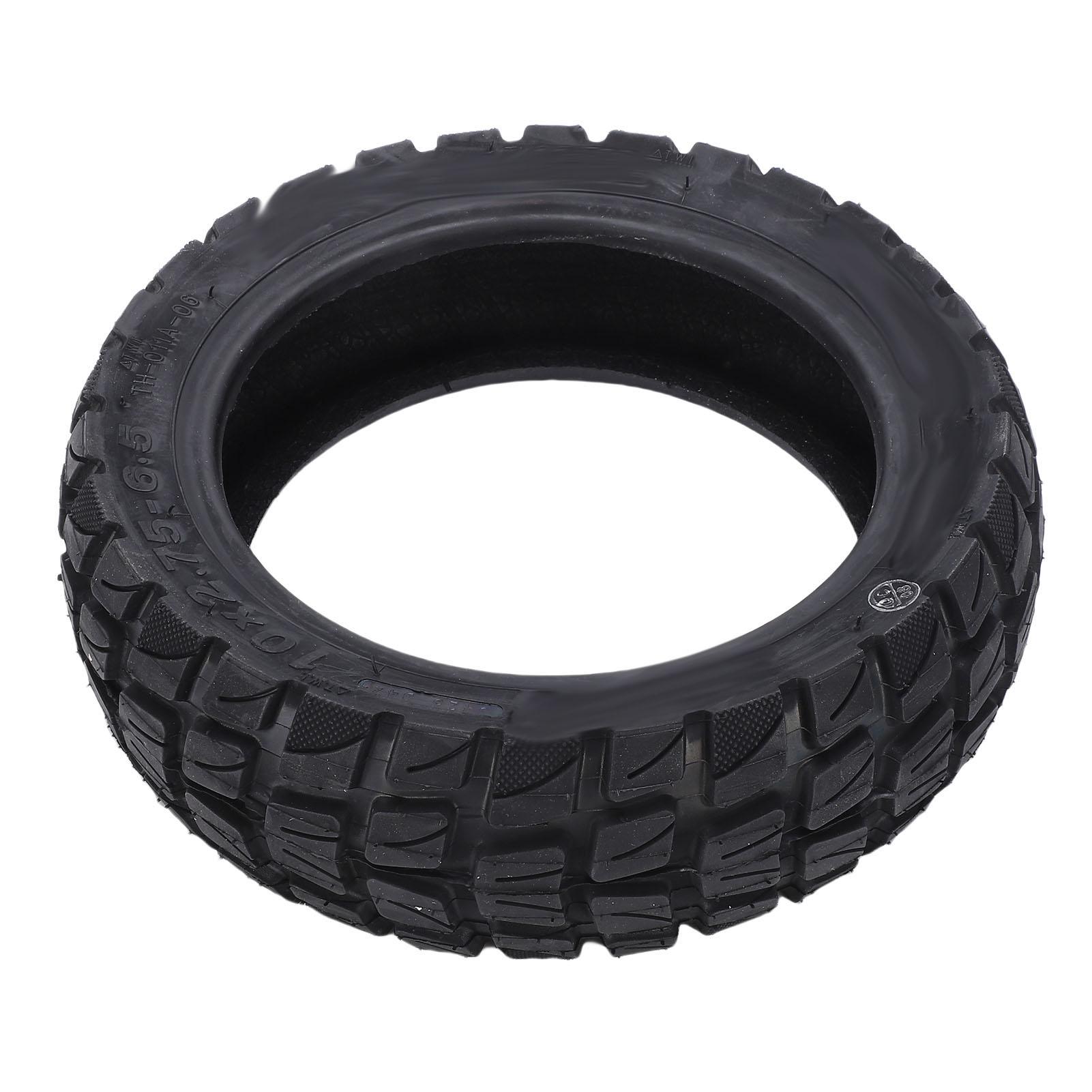 Igeteck Scooter Tire 10X2.75-6.5 Rubber Tubeless Off Road Vacuum Tire For 10 Inch Electric Scooter
