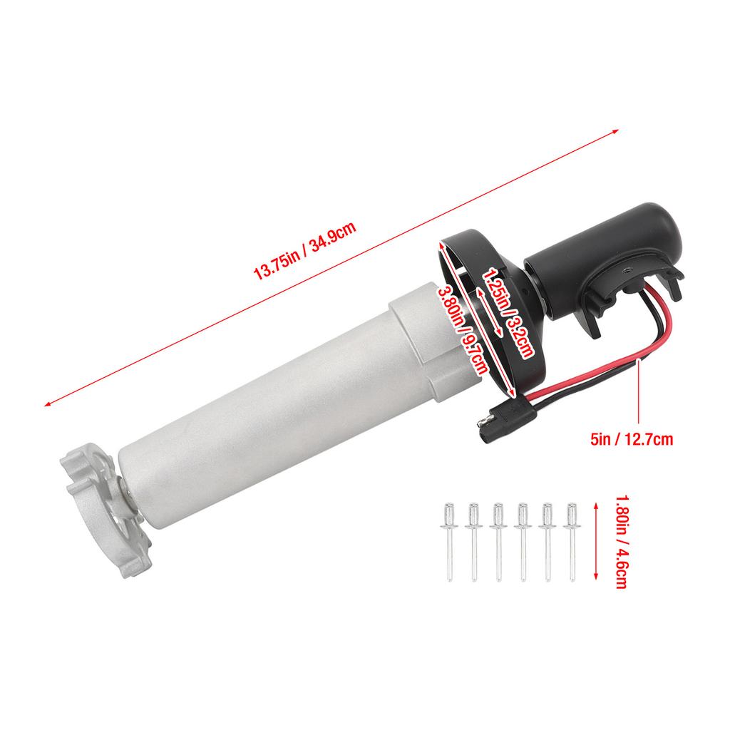 12V DC RV Awning Motor RH Black Torsion Assembly Professional 3310423.209U for 910 915 916 917 Models