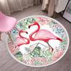 Cute Cartoon Nordic Round Carpet for Bedroom and Dressing Table