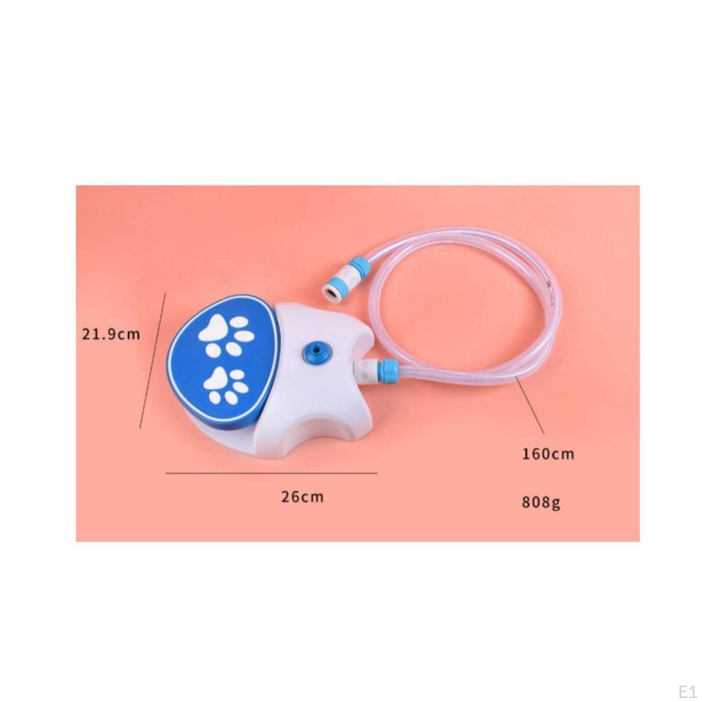 Pet Water Dispenser with Hose Easy-Install Waterer Self-Filling for Yard