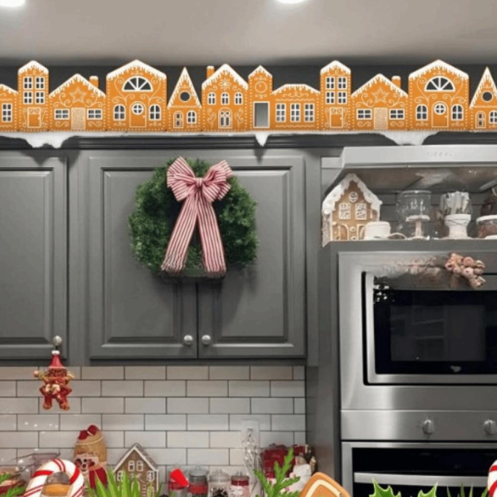 with String Light Christmas Gingerbread House Cardboard DIY Festive Atmosphere Ornament  Tabletop