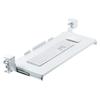 SANWA SUPPLY Under Desk Clamp-on Keyboard & Mouse Tray