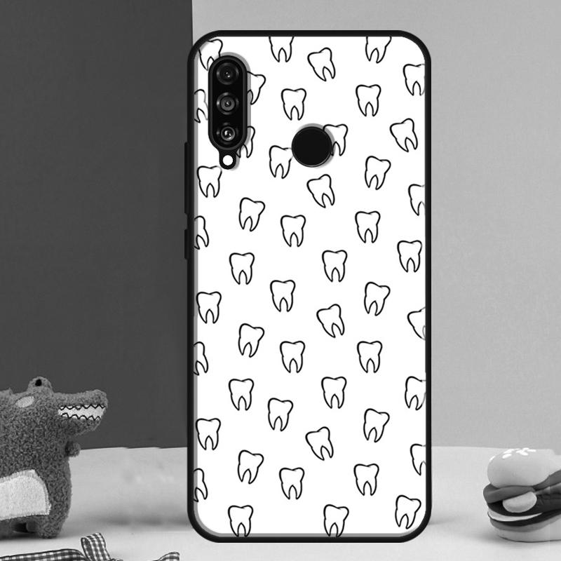 Dentist Dental Dent Tooth For Huawei Nova 12s 12i 11i 8i 9 10 SE Y91 Y90 Y60 Y70 Y72 Y61 P20 P40 P30 Lite P60 Pro Case
