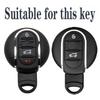 3/4-Tasten Silikon Auto Schlüsselhülle Abdeckung Schale für BMW Mini COOPERS ONE JCW F56 F55 F54 F57 F60 R55 R56 R57 R58 R59 R60 S Roadster