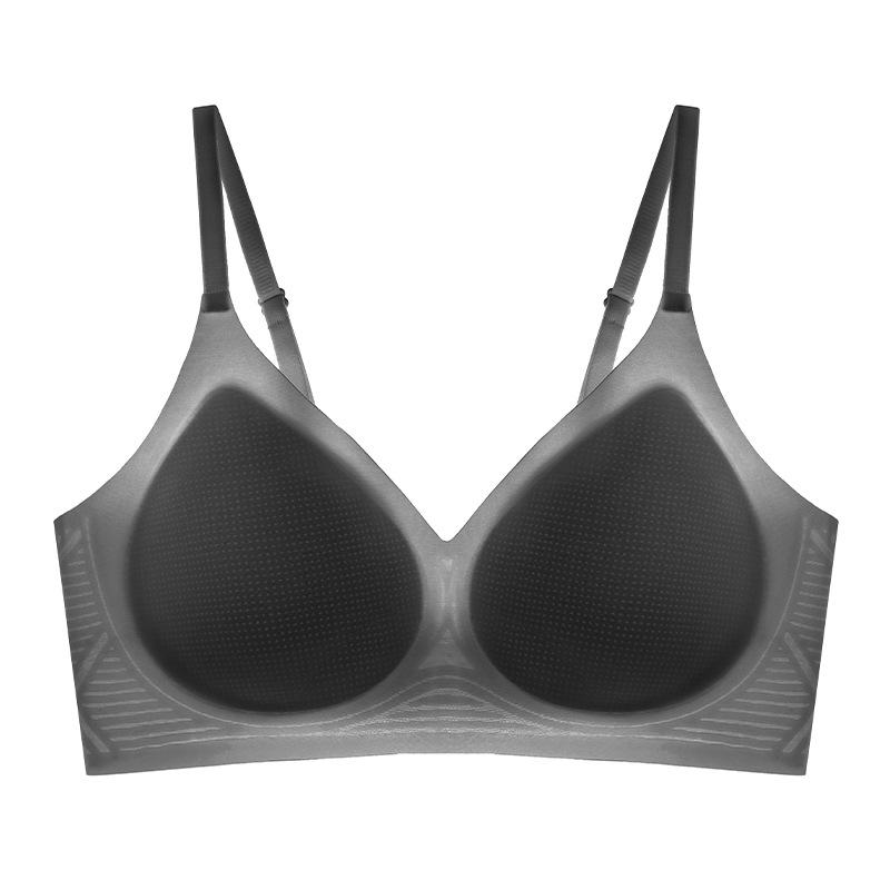 Summer Thin Soft Support Ultra-thin Ice Silk Cool Feeling Seamless Anti-sagging Bra Cover