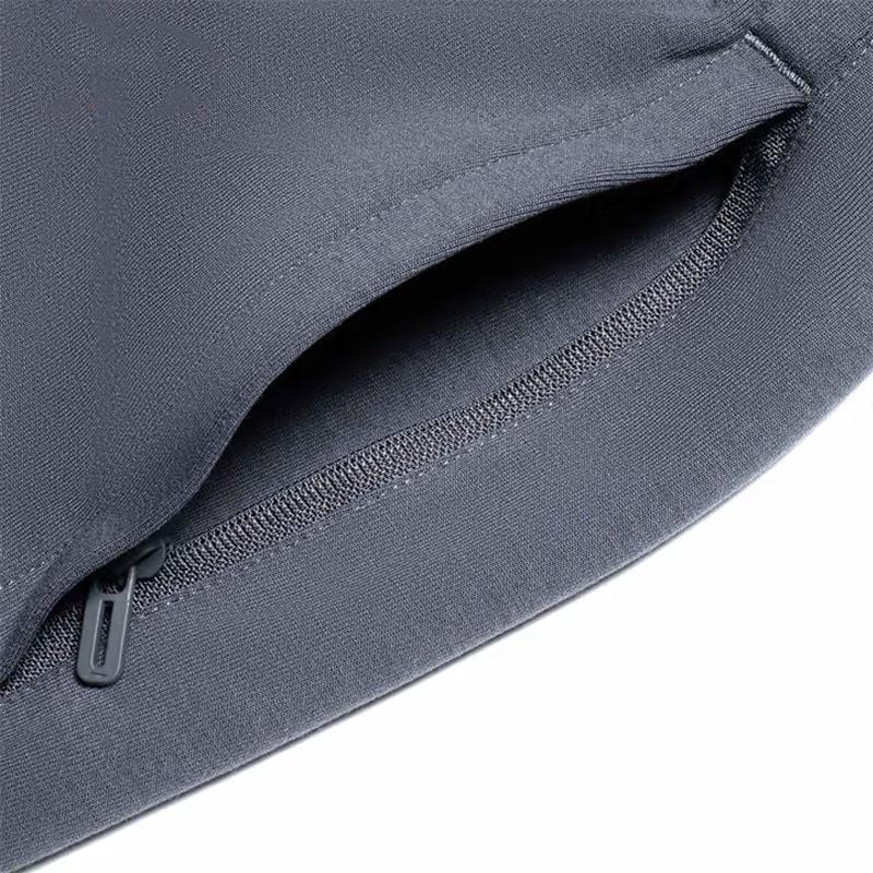 Li-Ning Solid Color Outdoor Loose Comfortable Straight Leg Sweatpants Men Bottoms Cool-Black AKLU509-3