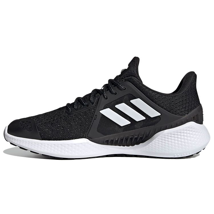 Adidas Climacool Vent Heat.Rdy Comfortable Sports Fabric Warm Low-Top Casual Urban Commuting Running Shoes Unisex Sneakers Black White FW1222
