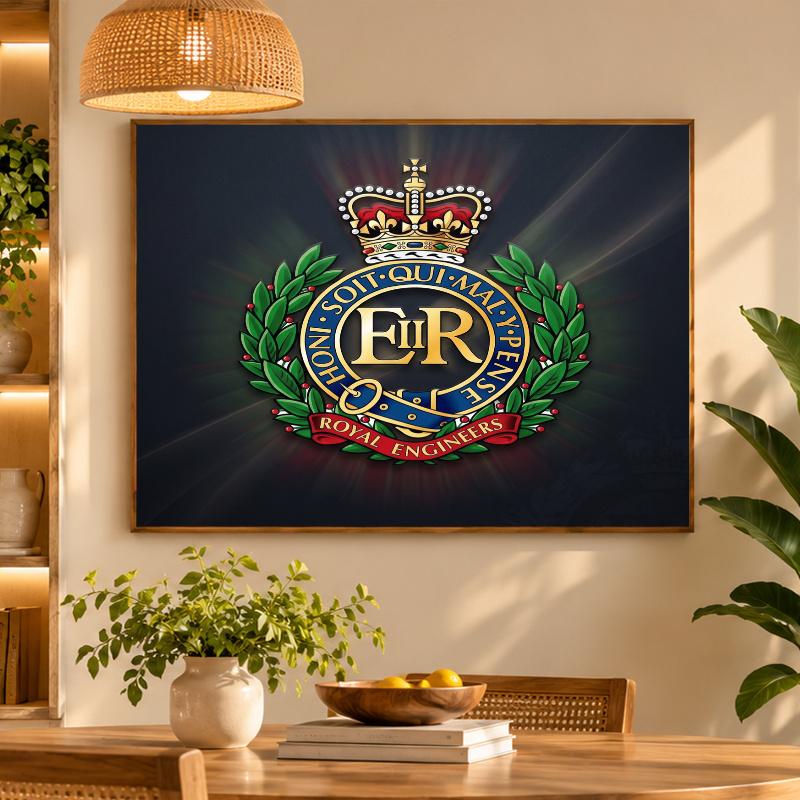5D Diamond Painting Royal Engineers A.F.C DIY Full Drill Diamond Art Kit Home Decoration