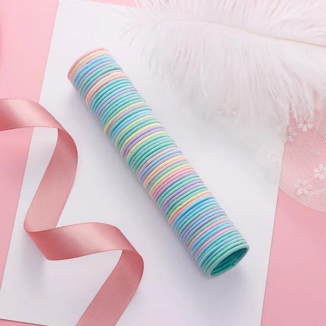10/30/50/100uds/bolsa 5CM Accesorios para el Cabello Mujer Gomas Elásticas Scrunchies Gomas Elásticas para el Cabello Niña Sujetador de Cola de Caballo Gomas para el Cabello