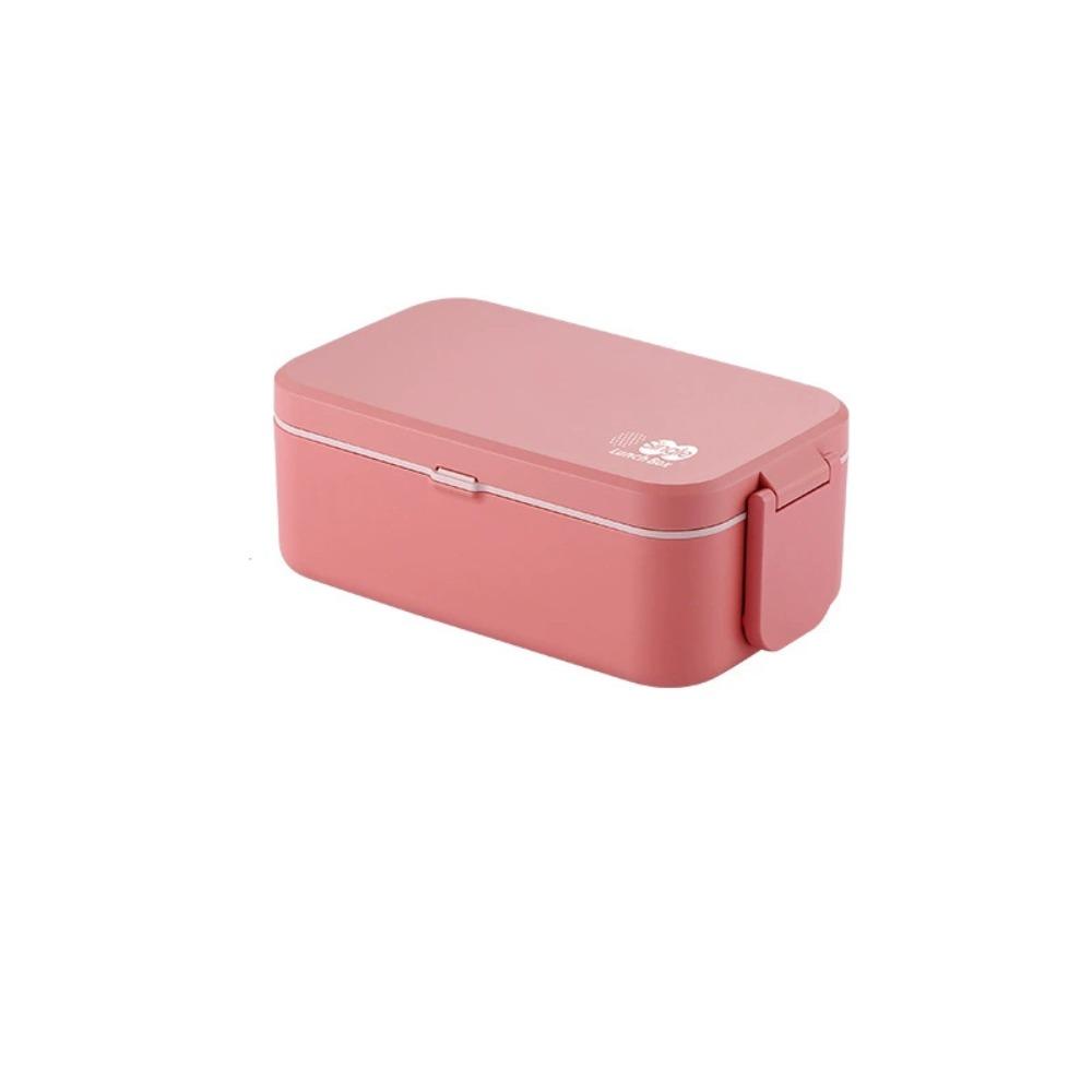 Microwavable 2 Layer Picnic Lunch Box Separated Food Storage Box Portable Food Container  Adult