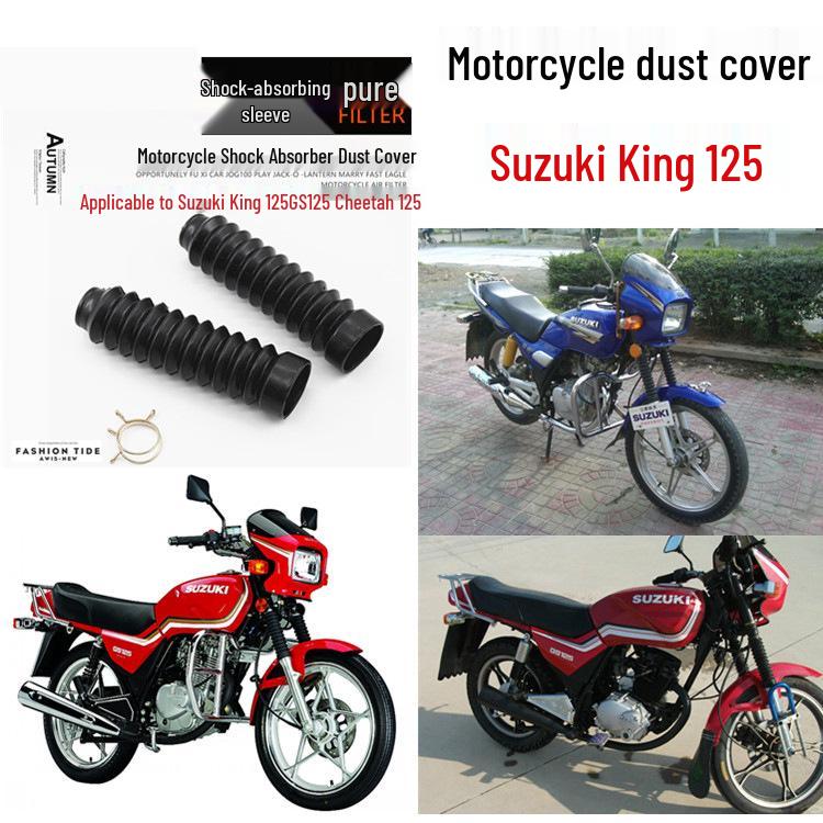 Suzuki King GS125 Front Fork Shock Absorber Dust & Leather Cover