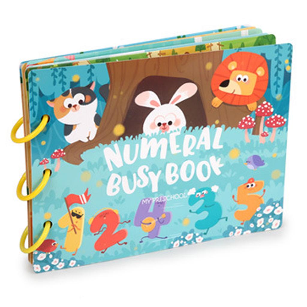 Montessori-Busy Book For Kids Toddler DIY Puzzle Game Sturdy Early Learning Sticker Books For Children Preschool Educational Toy