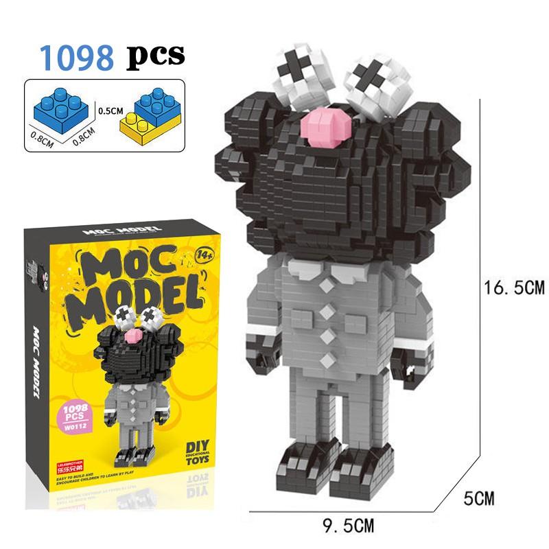 [Spot] micro diamond building blocks small particles assembled adult three-dimensional high difficulty cartoon model birthday gift toy set