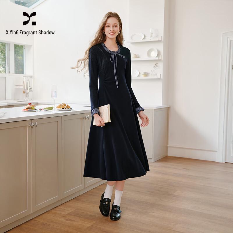 Women s Elegant A-Line Knit Dress L
