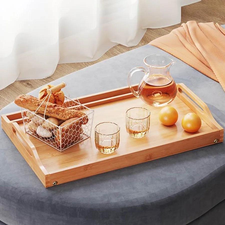 Bandeja plegable para postres de mesa, bandeja para desayuno de dormitorio, bandeja para té de escritorio de oficina, estante de lectura multifuncional, tablero para escritorio de computadora.
