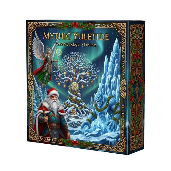 Jul Mytisk Jul Adventskalender Tecknad Figur 24 Dagar Jul Nedräkningskalender Hem Kontor Bokhylla Skrivbordsdekoration Julklapp