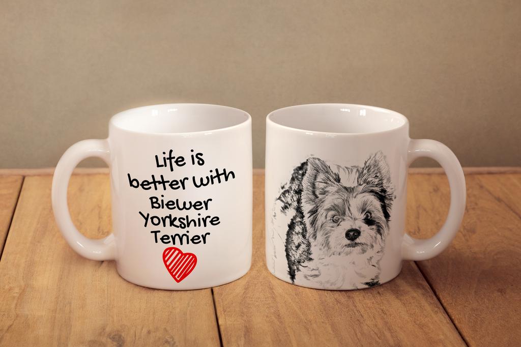 Biewer Yorkshire Terrier - Cup with a Dog, Cup with a Photo, Personalized Gift from the Art-Dog Brand