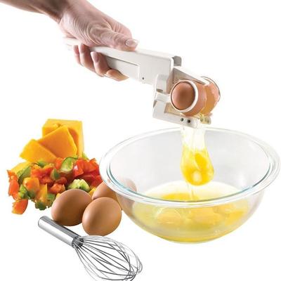 Handheld Plastic Egg Breaker Eggs Opener Creative Eggs Separator Kitchen Gadget Egg Tools