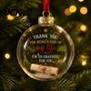 Christmas Ball Decor Clear Acrylic Fillable Ball, DIY Transparent Ornament for Xmas Tree Tree, Hanging Holiday, Wedding, Party, Home Decoration